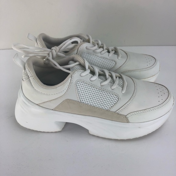 zara white chunky sneakers